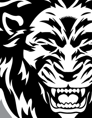 Roaring Lion Clip Art Vector