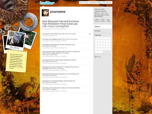 Twitter Design Templates Twitter Design Templates