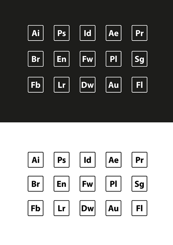 Adobe App Icons