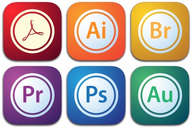 Adobe Creative Suite Icons