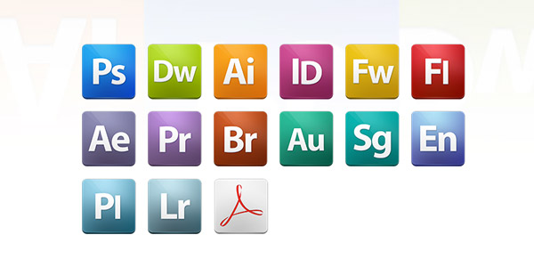 Adobe CS6 Icons Adobe CS6 Icons