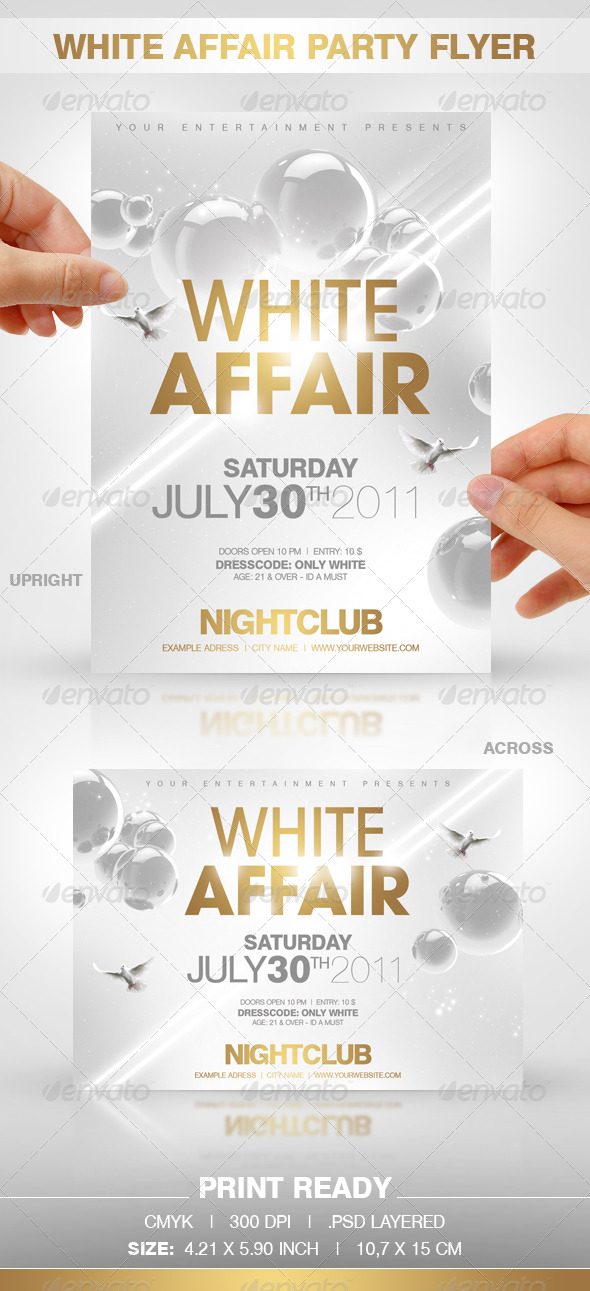 All White Party Flyer Templates All White Party Flyer Templates