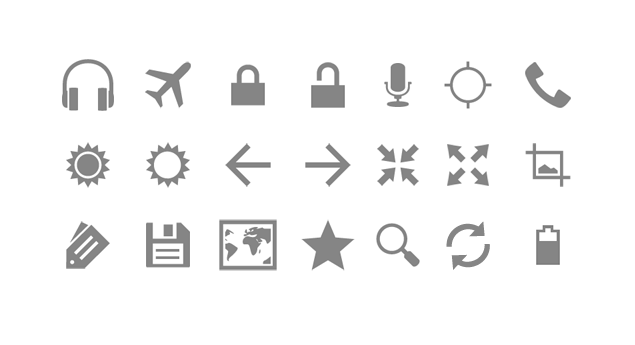 Android Action Bar Icon Sizes
