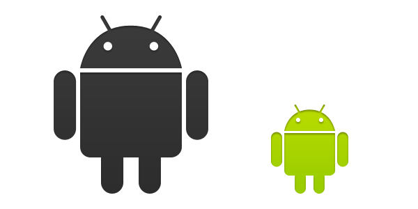 android icon background transparent