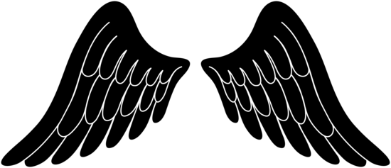 Angel Wings Silhouette Clip Art