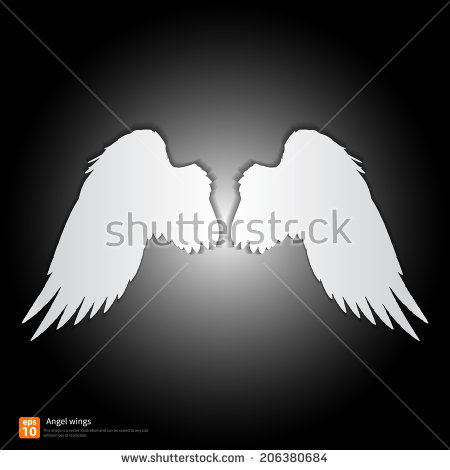 Angel Wings Silhouette