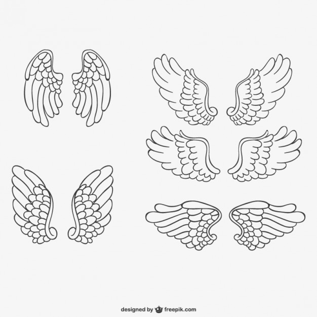 Angel Wings Vector Art