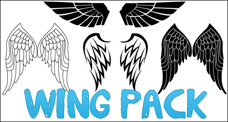 Angel Wings Vector