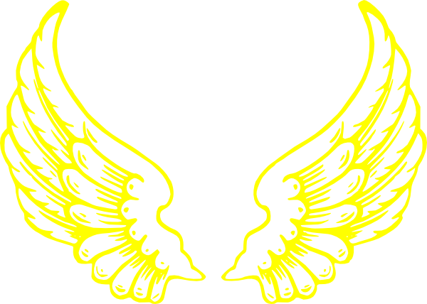 13 Gold Angel Wing Vector Art Images