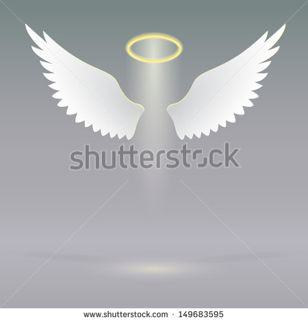 Angel Wings with Halo Designs
