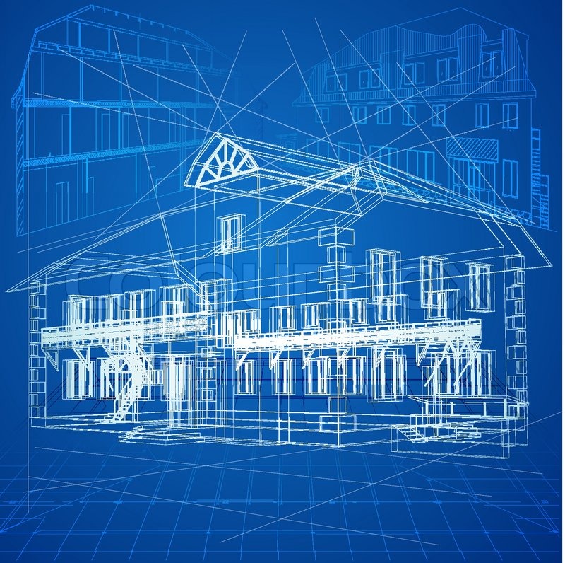 8-vector-architecture-blueprints-images-free-vector-drawing-blueprint