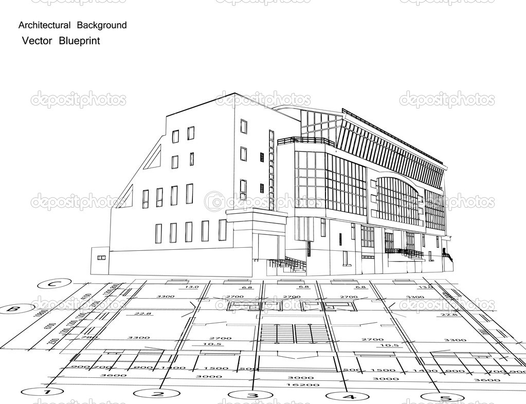Architecture House Blueprint Architecture House Blueprint