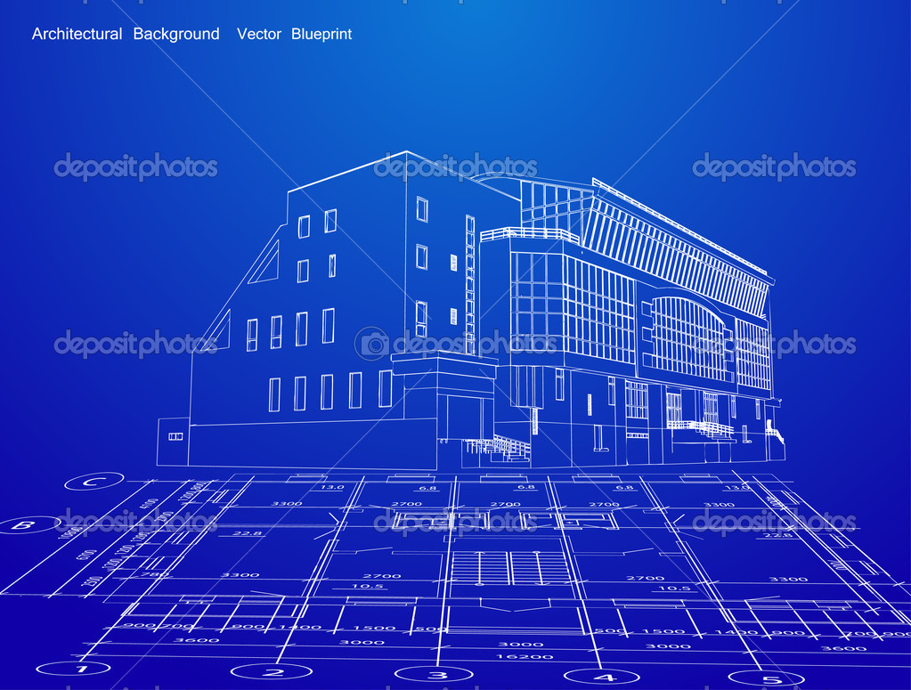 Architecture House Blueprint