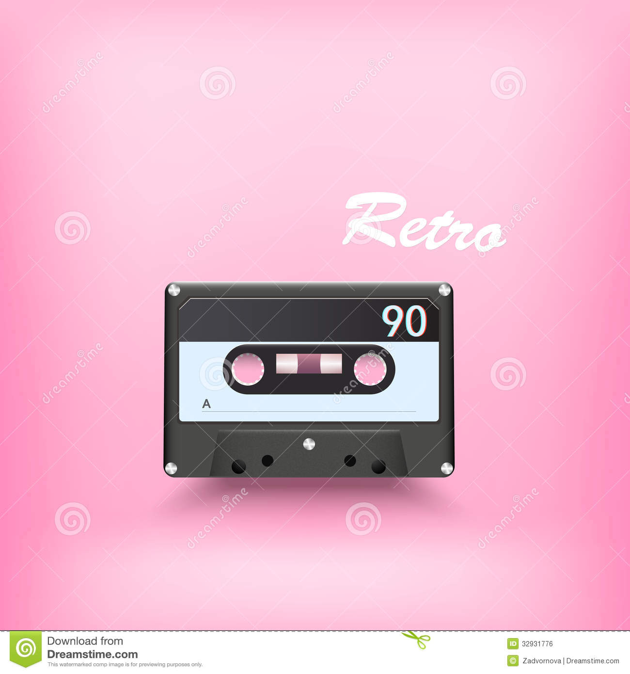 Audio Cassette Tape Vector