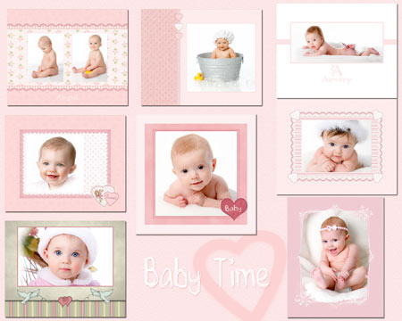 Baby Collage Templates Photoshop