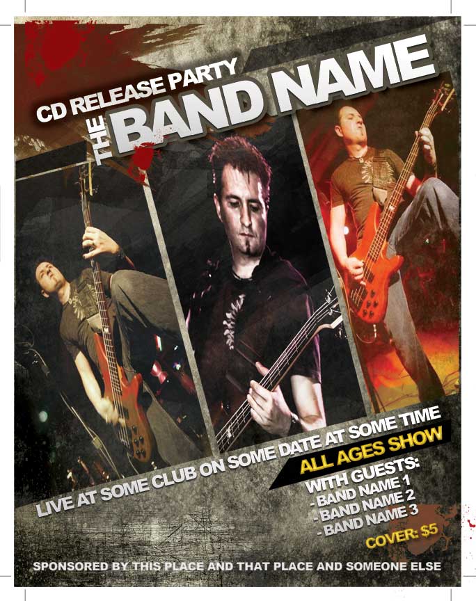 Band Flyers Templates Free