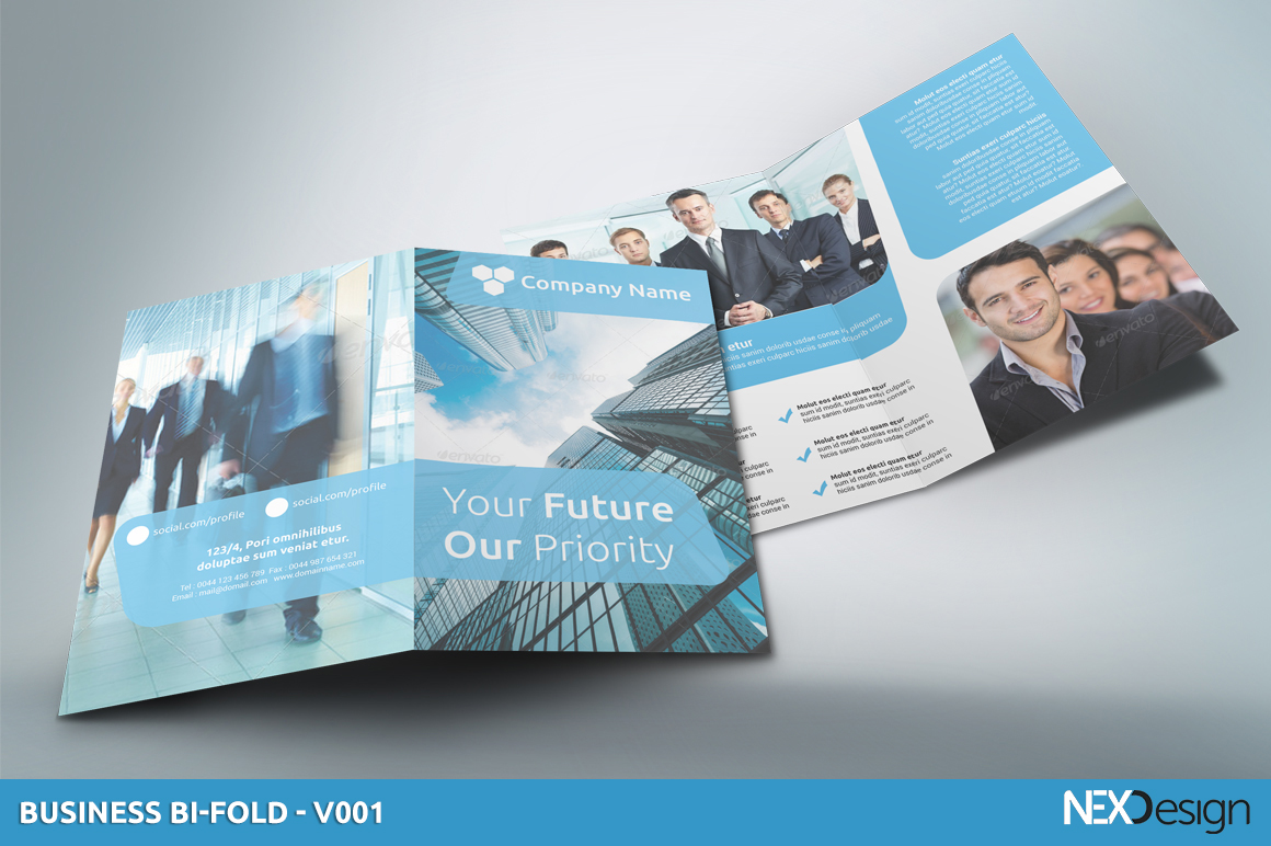 Bi Fold Brochure Template