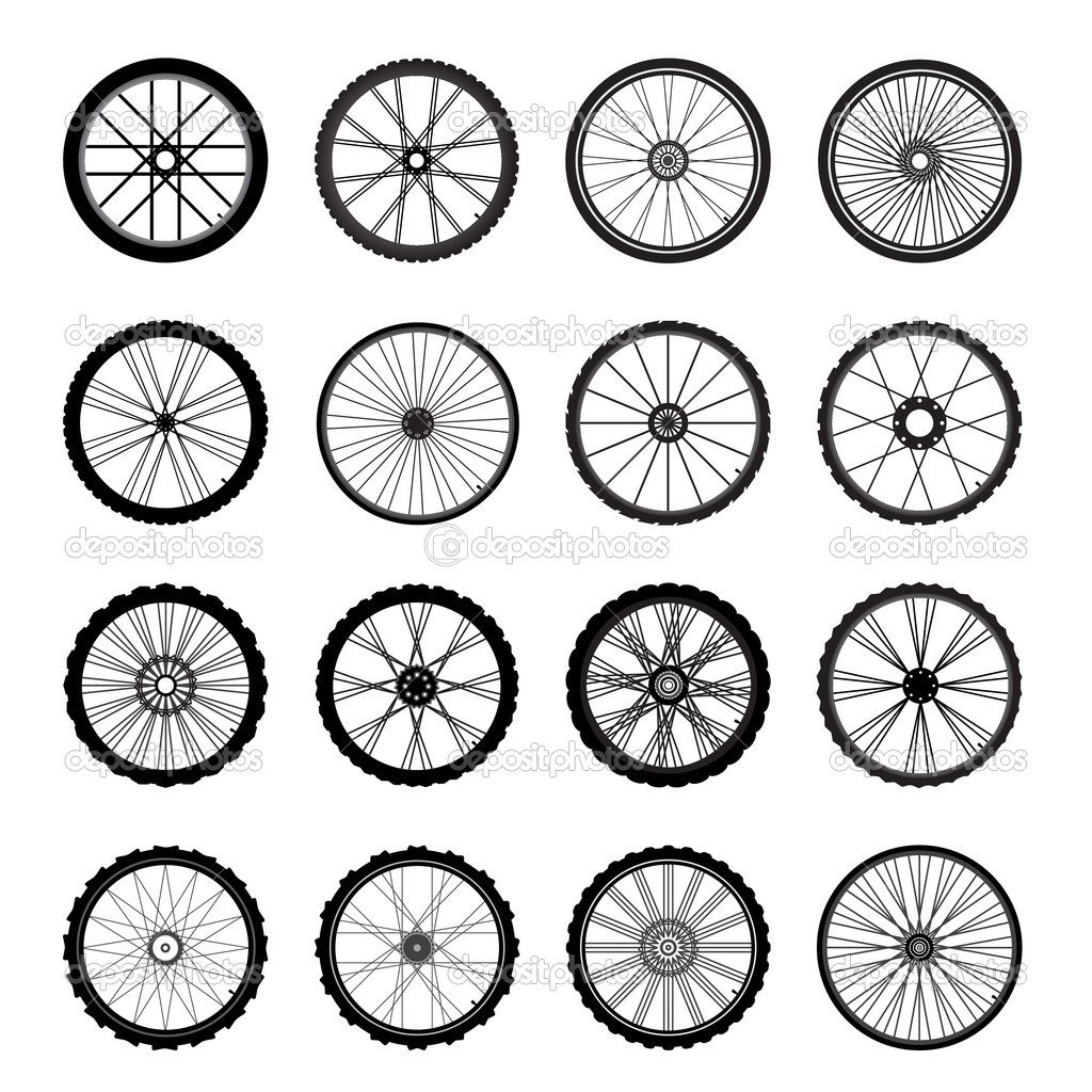 Bicycle Wheel Vector