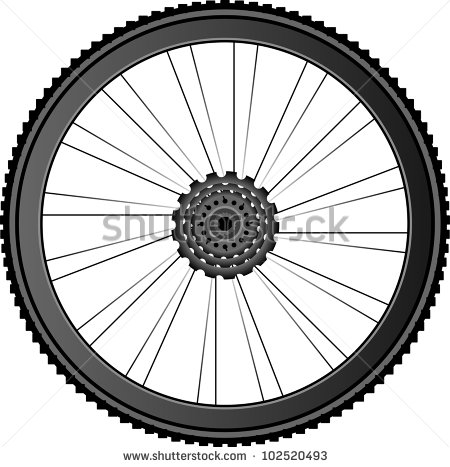 Bike Wheel Vector