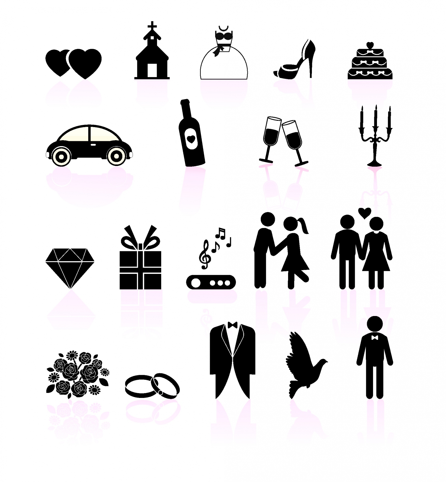 Black and White Icons Free