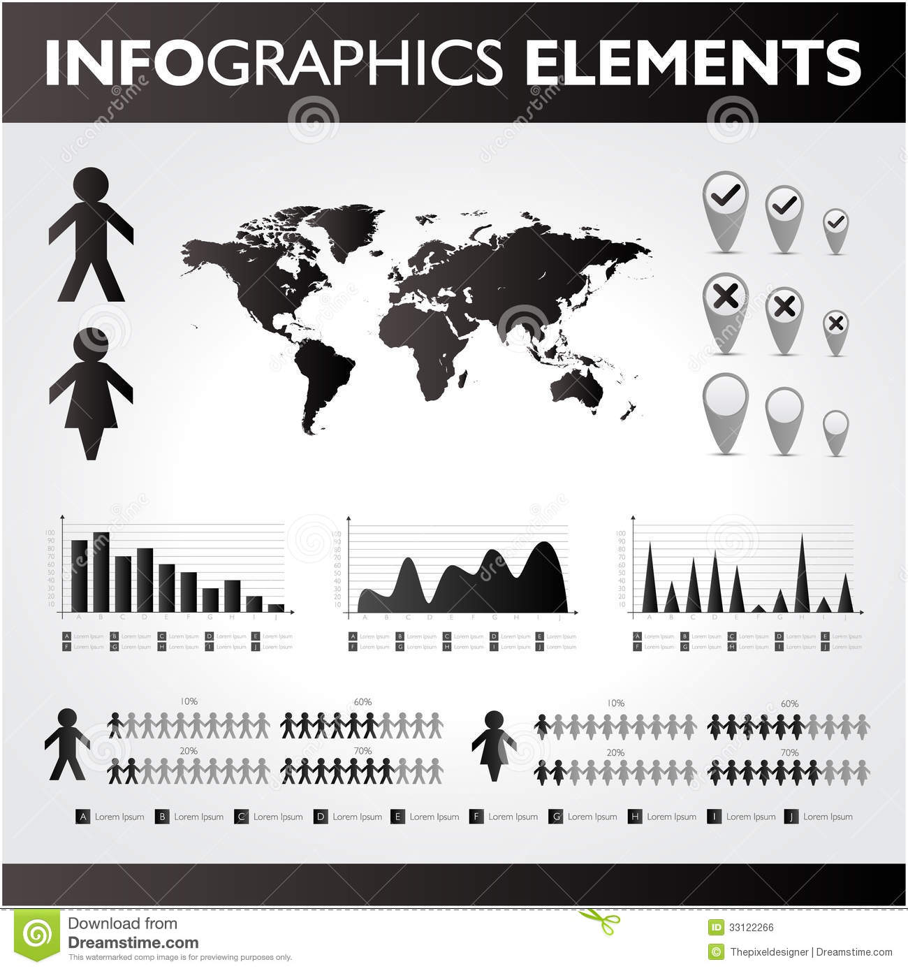 Black and White Infographic