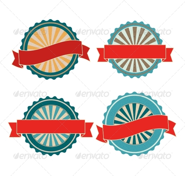 Blank Vintage Label Vector