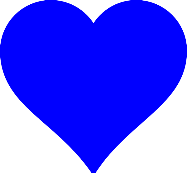 Blue Heart Clip Art