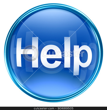 Blue Help Icon