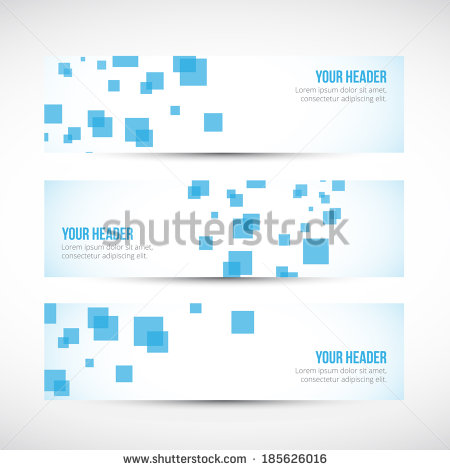 Business Header Vector