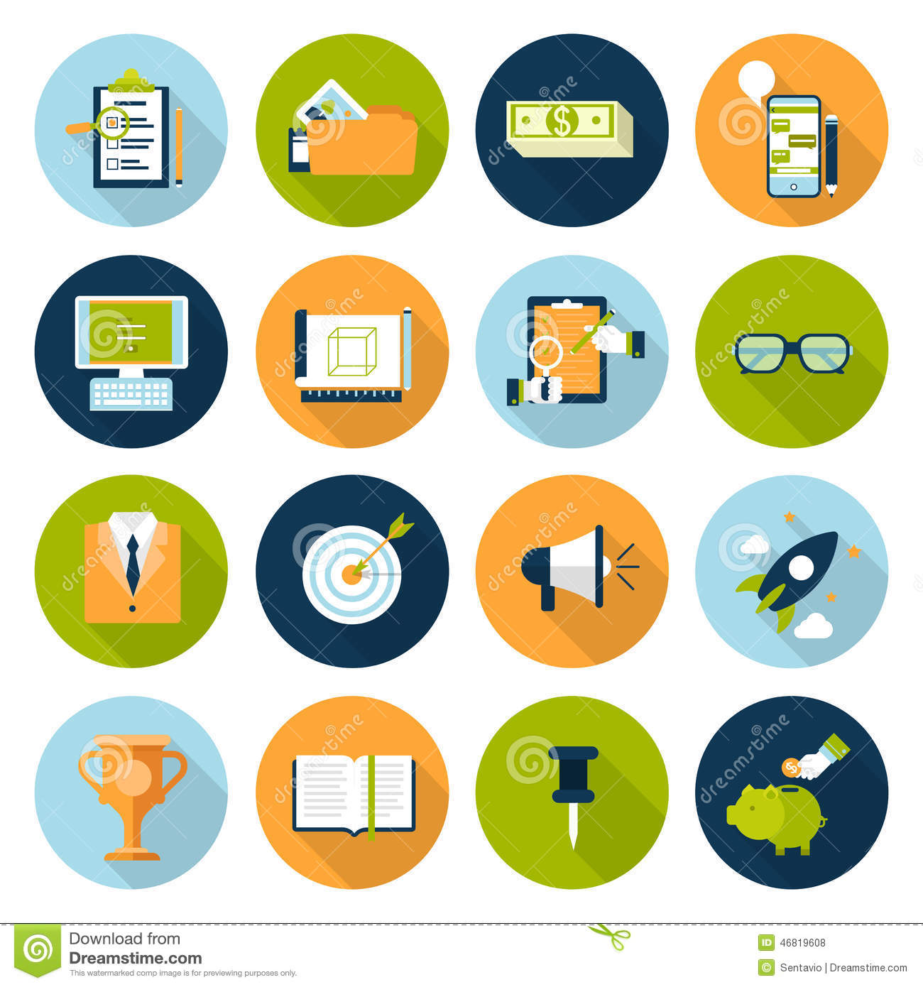 Business Infographic Icons Free