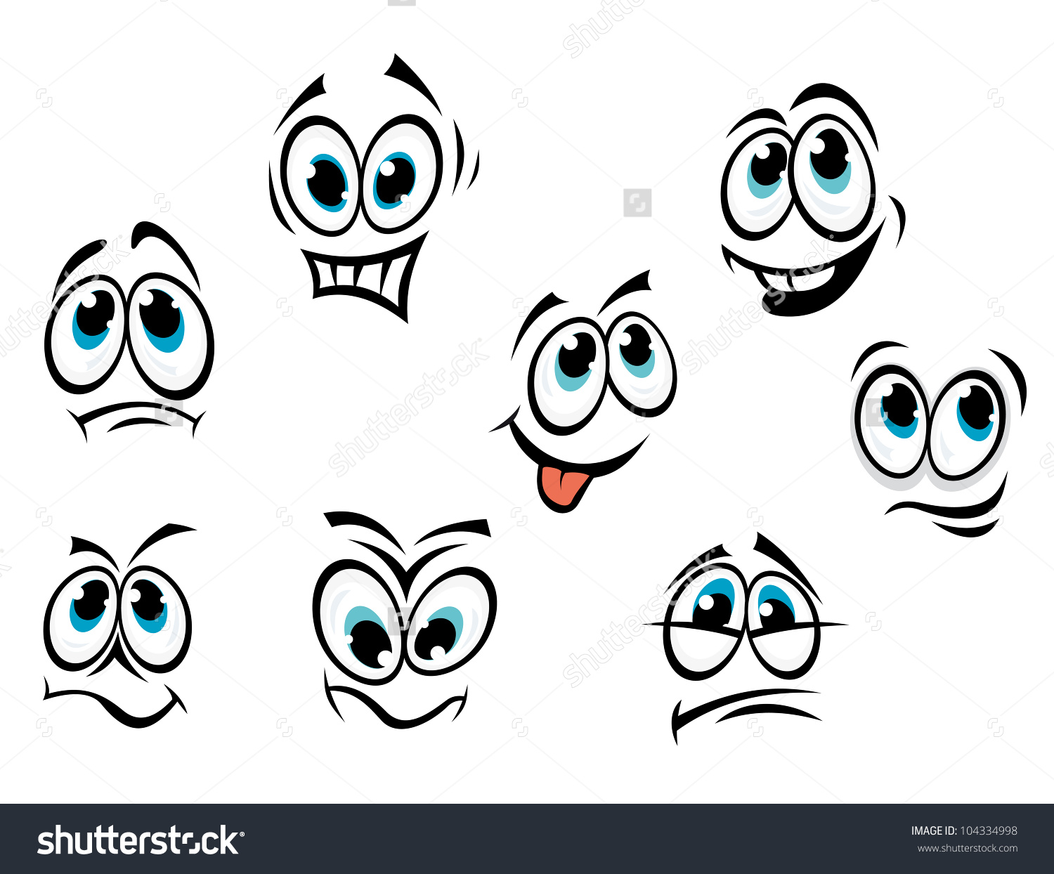 Cartoon Face Expression Cartoon Face Expression