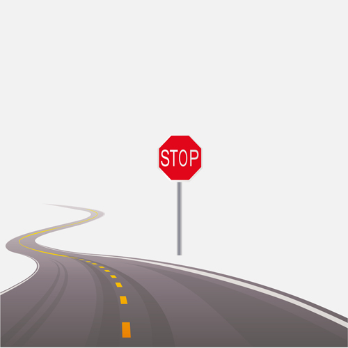 Cartoon Winding Road Vector Cartoon Winding Road Vector