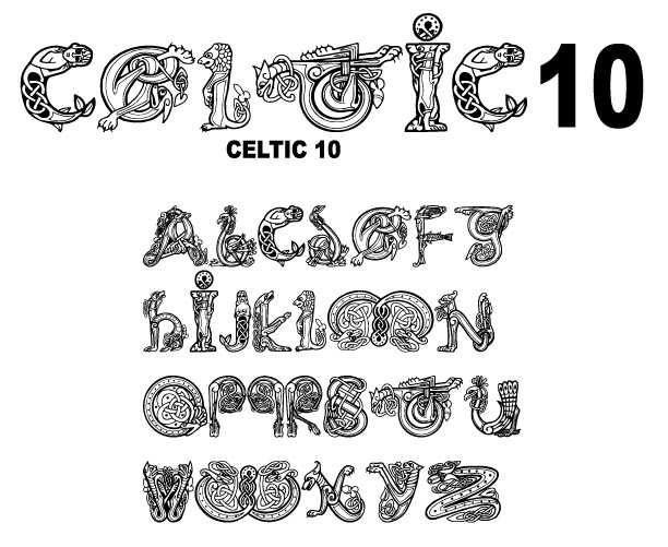 Celtic Font