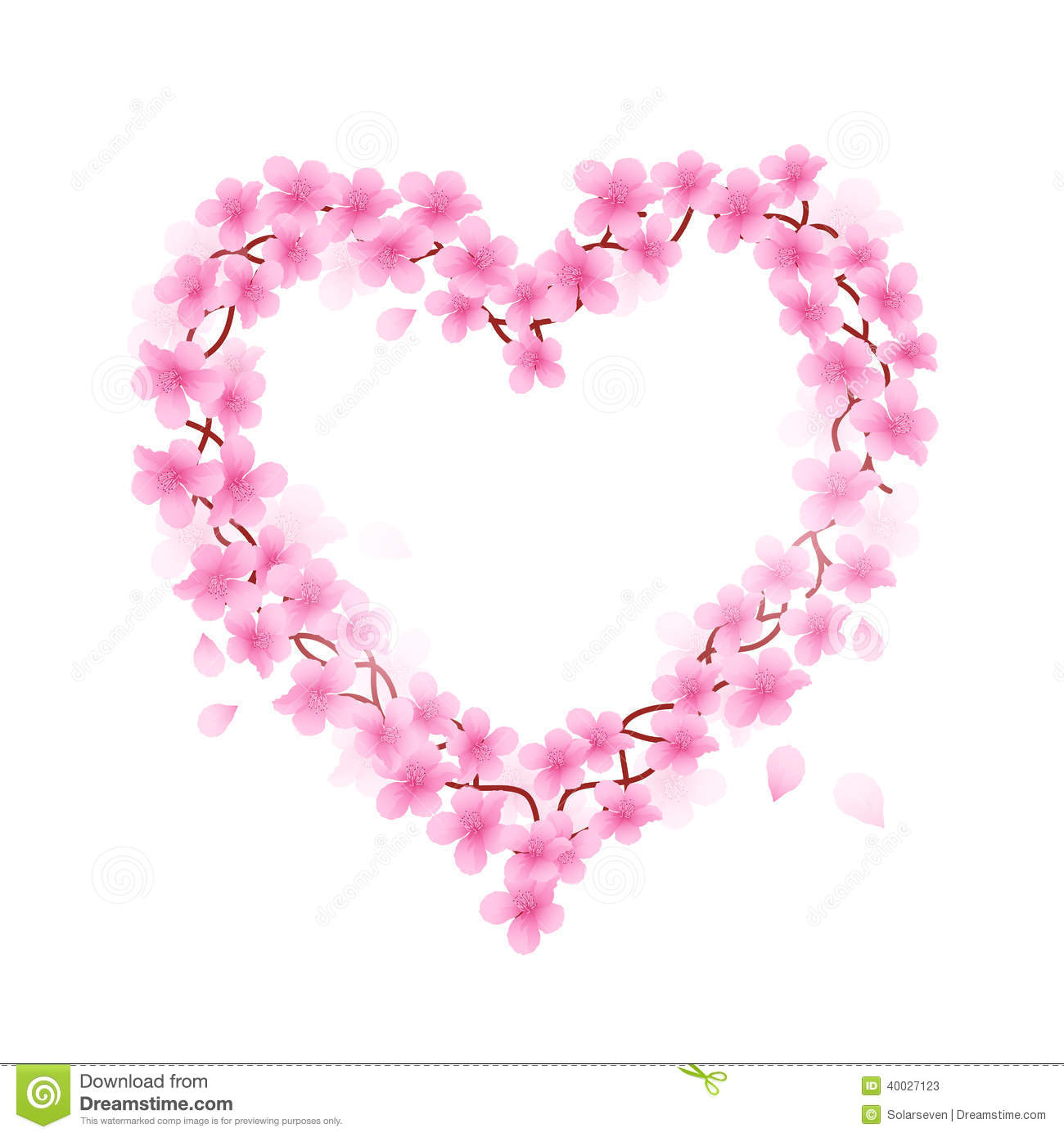 Cherry Blossom Heart