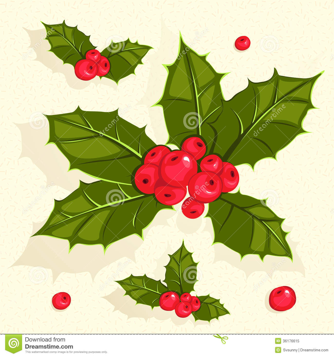 Christmas Holly Berries