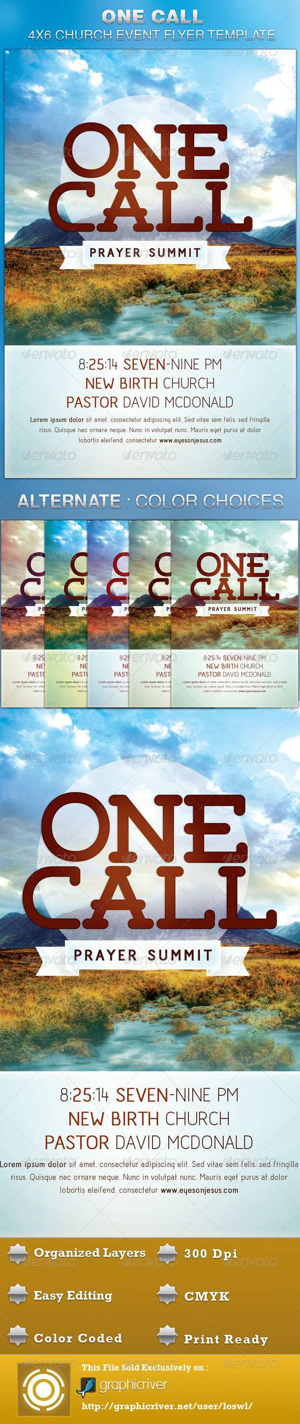 Church Revival Flyer Template