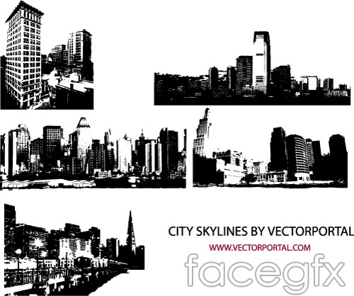 City Skyline Vector City Skyline Vector