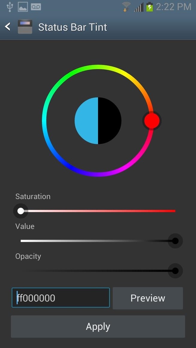 Color Changing Battery Icon On Galaxy S5