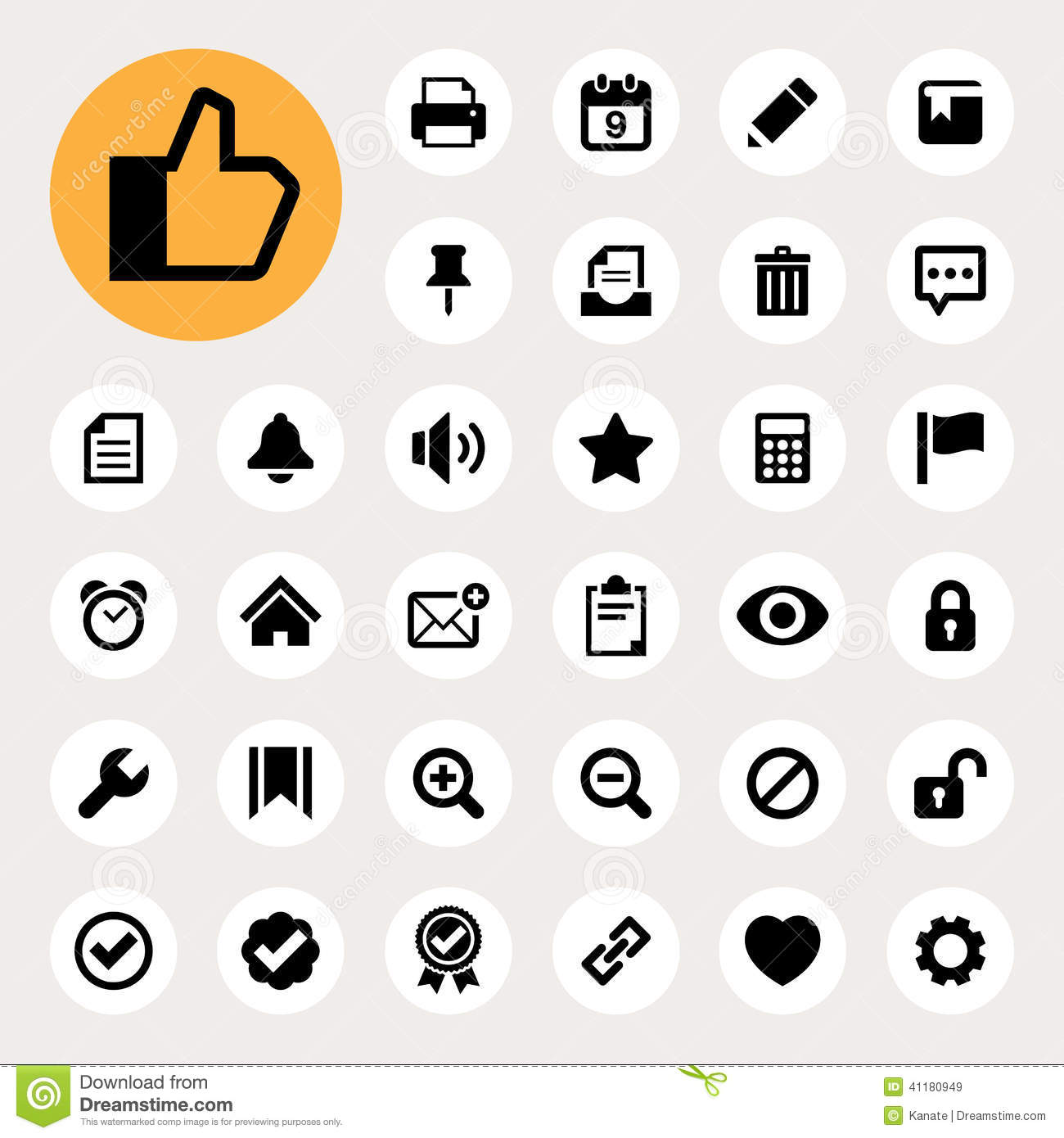 Computer Application Icon Set