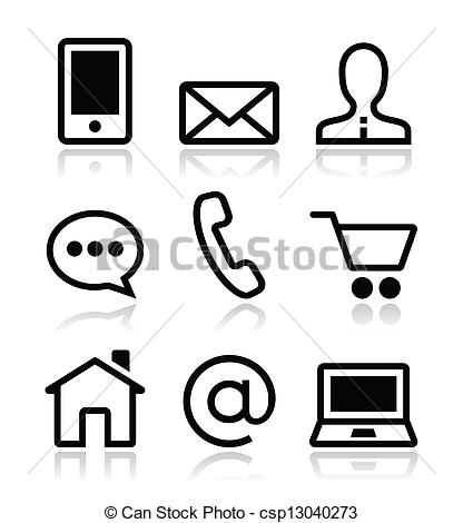 Contact Icons Vector Free