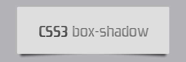 CSS3 Box Shadows Effects