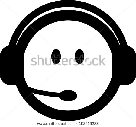Customer Service Headset Icon Customer Service Headset Icon