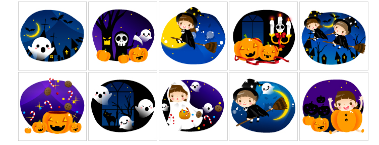 Cute Halloween Scene