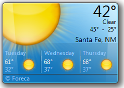 desktop frame with weather app desktop frame with weather app