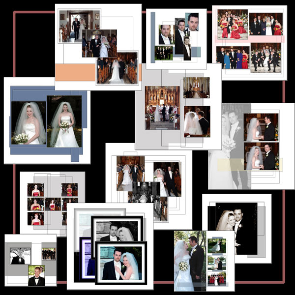 Digital Wedding Album Templates Digital Wedding Album Templates