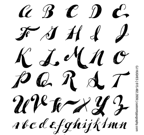 Draw Cool Letter Fonts