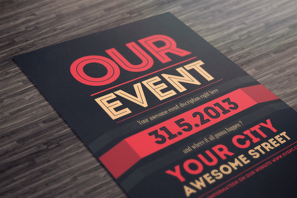 Event Flyer Template Photoshop Event Flyer Template Photoshop