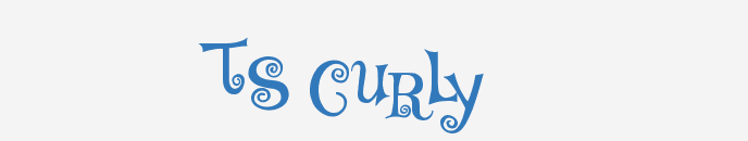 Fancy Curly Fonts