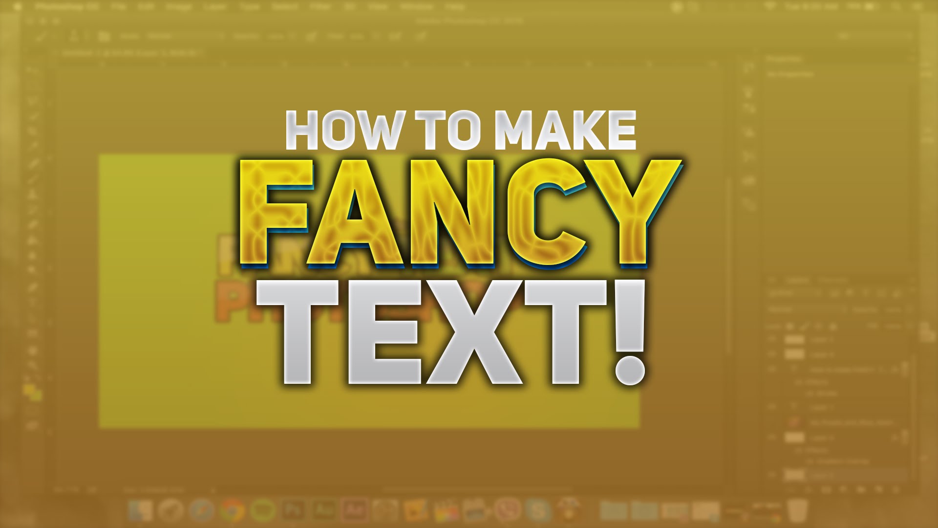 Fancy Text Photoshop Tutorial