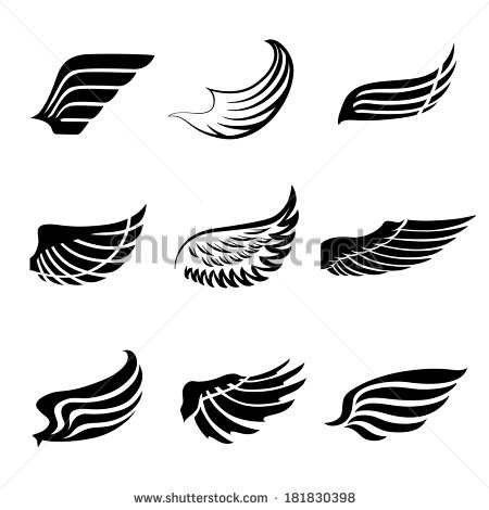 Feather Wings Vector